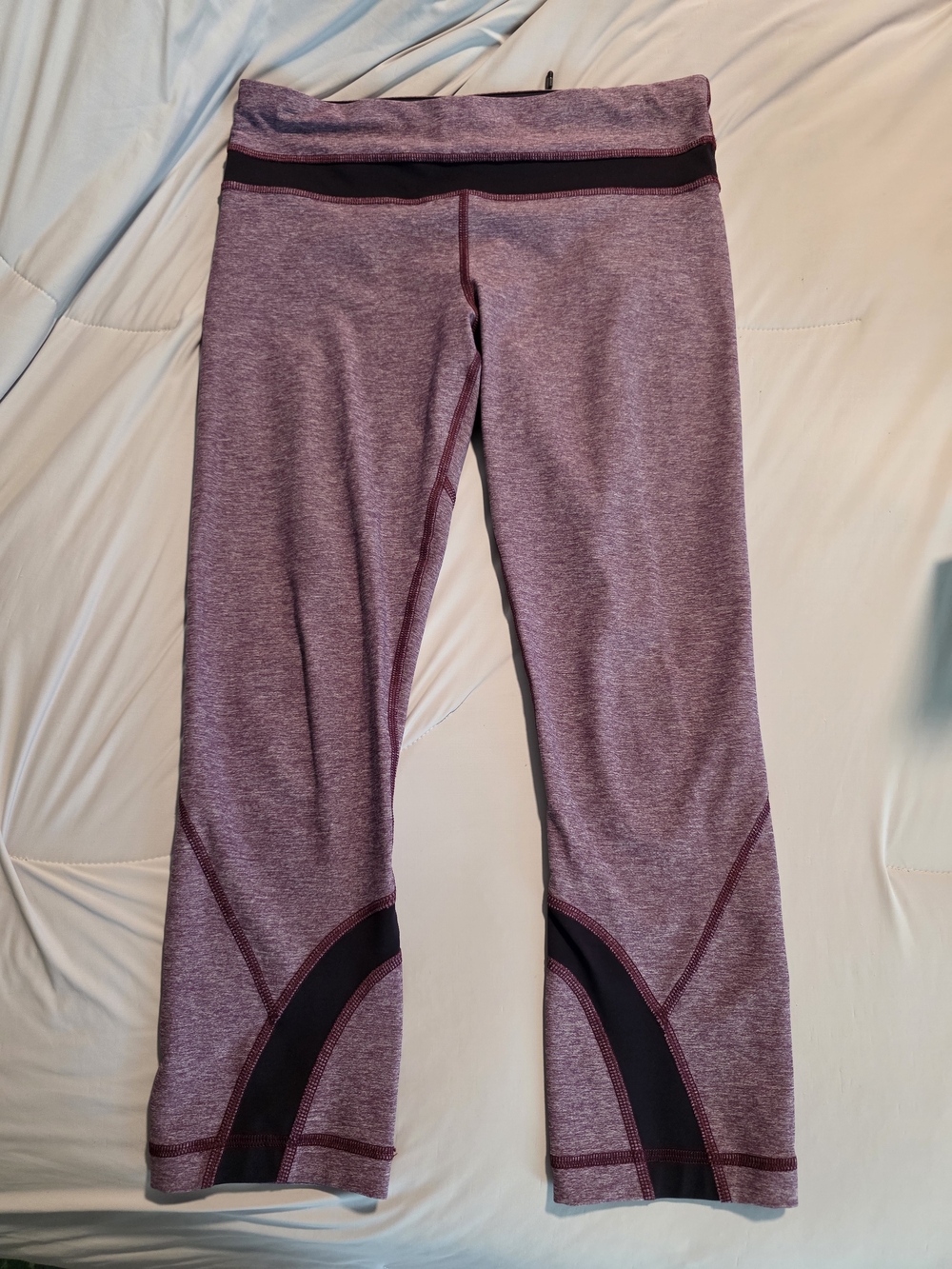 Lululemon Womens Purple Active Capri Leggings